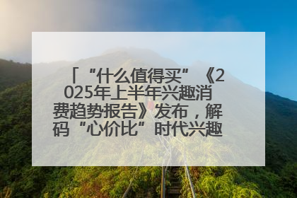 “什么值得买”《2025年上半年兴趣消费趋势报告》发布，解码“心价比”时代兴趣消费新范式