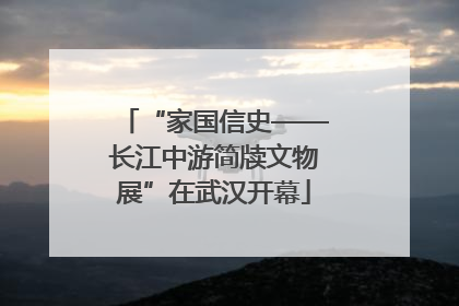 “家国信史——长江中游简牍文物展”在武汉开幕
