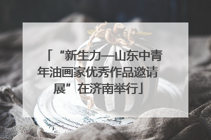“新生力—山东中青年油画家优秀作品邀请展”在济南举行