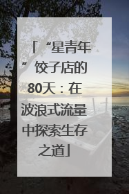 “星青年”饺子店的80天：在波浪式流量中探索生存之道