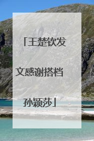 王楚钦发文感谢搭档孙颖莎