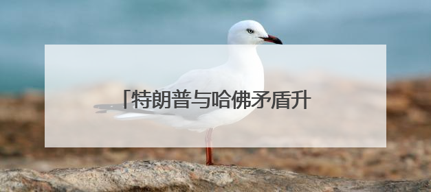 特朗普与哈佛矛盾升级：考虑将30亿美元拨款转发给职业学校