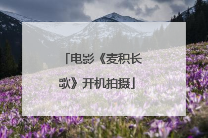 电影《麦积长歌》开机拍摄