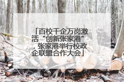 百校千企万岗激活“创新张家港”，张家港举行校政企联盟合作大会