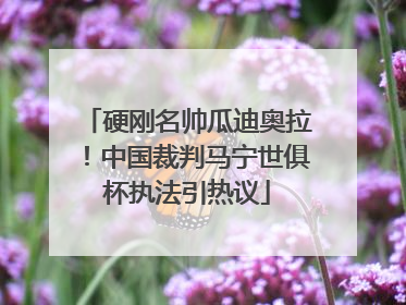 硬刚名帅瓜迪奥拉！中国裁判马宁世俱杯执法引热议