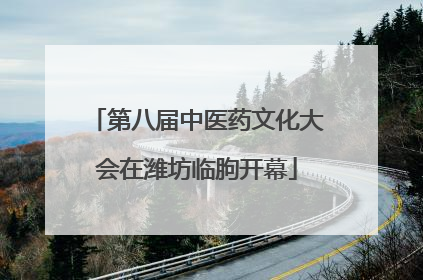 第八届中医药文化大会在潍坊临朐开幕