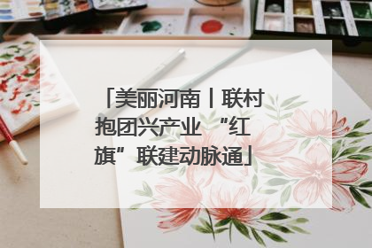 美丽河南丨联村抱团兴产业 “红旗”联建动脉通