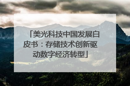 美光科技中国发展白皮书：存储技术创新驱动数字经济转型