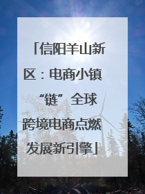 信阳羊山新区：电商小镇“链”全球 跨境电商点燃发展新引擎