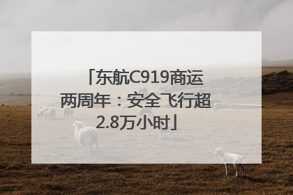 东航C919商运两周年：安全飞行超2.8万小时