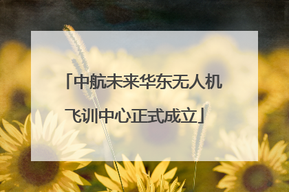 中航未来华东无人机飞训中心正式成立