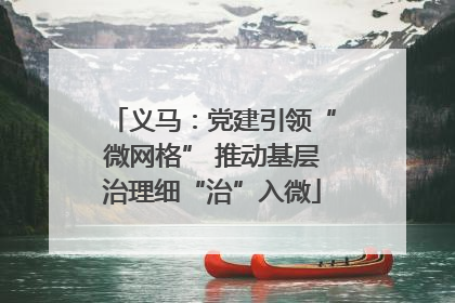 义马：党建引领“微网格” 推动基层治理细“治”入微