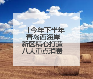 今年下半年 青岛西海岸新区精心打造八大重点消费类展览