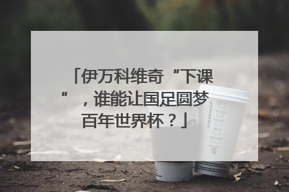 伊万科维奇“下课”，谁能让国足圆梦百年世界杯？