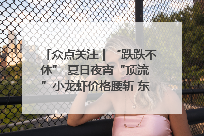 众点关注｜“跌跌不休” 夏日夜宵“顶流”小龙虾价格腰斩 东营人的快乐来了