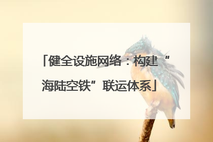 健全设施网络：构建“海陆空铁”联运体系