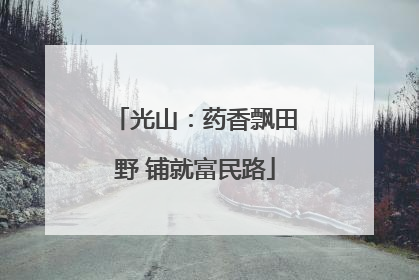 光山：药香飘田野 铺就富民路