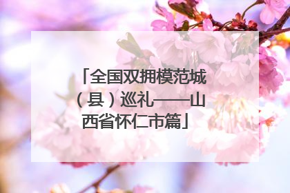 全国双拥模范城（县）巡礼——山西省怀仁市篇