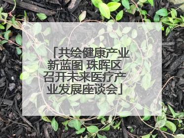 共绘健康产业新蓝图 珠晖区召开未来医疗产业发展座谈会