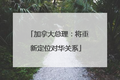 加拿大总理：将重新定位对华关系