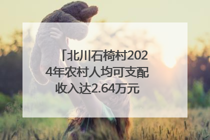 北川石椅村2024年农村人均可支配收入达2.64万元｜新闻发布最前线