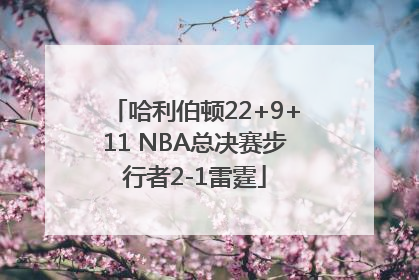 哈利伯顿22+9+11 NBA总决赛步行者2-1雷霆