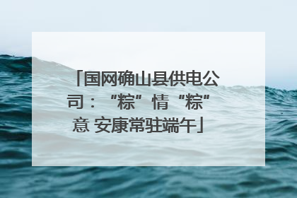 国网确山县供电公司：“粽”情“粽”意 安康常驻端午