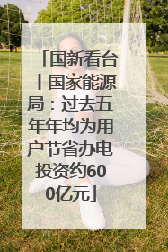 国新看台丨国家能源局：过去五年年均为用户节省办电投资约600亿元