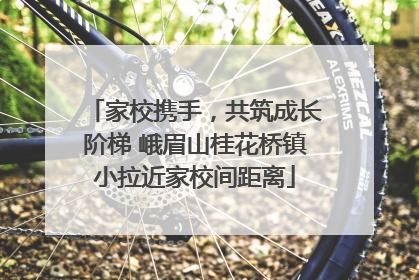 家校携手，共筑成长阶梯 峨眉山桂花桥镇小拉近家校间距离