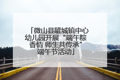 微山县驩城镇中心幼儿园开展“端午粽香情 师生共传承”端午节活动