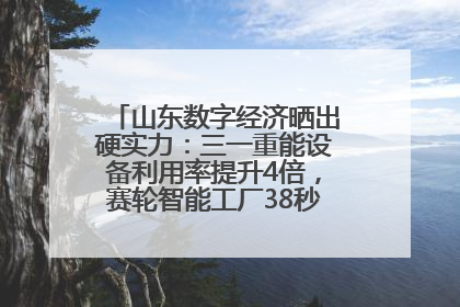 山东数字经济晒出硬实力：三一重能设备利用率提升4倍，赛轮智能工厂38秒生产一条轮胎