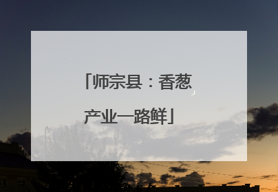 师宗县：香葱产业一路鲜