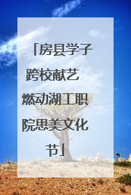 房县学子跨校献艺 燃动湖工职院思美文化节