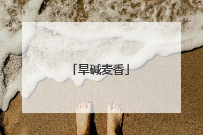 旱碱麦香