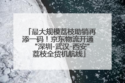 最大规模荔枝助销再添一码！京东物流开通“深圳-武汉-西安” 荔枝全货机航线