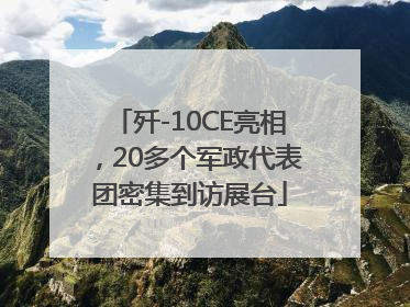 歼-10CE亮相，20多个军政代表团密集到访展台
