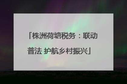 株洲荷塘税务：联动普法 护航乡村振兴
