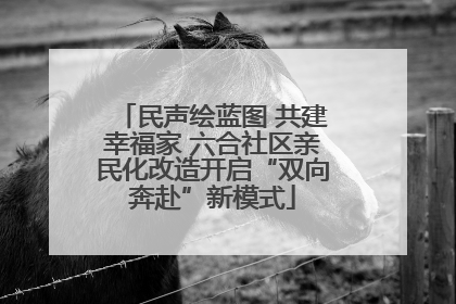 民声绘蓝图 共建幸福家 六合社区亲民化改造开启“双向奔赴”新模式