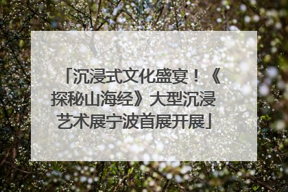 沉浸式文化盛宴！《探秘山海经》大型沉浸艺术展宁波首展开展