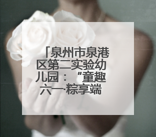 泉州市泉港区第二实验幼儿园：“童趣六一·粽享端午”双节亲子游园会欢乐开启