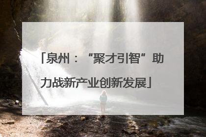 泉州：“聚才引智”助力战新产业创新发展