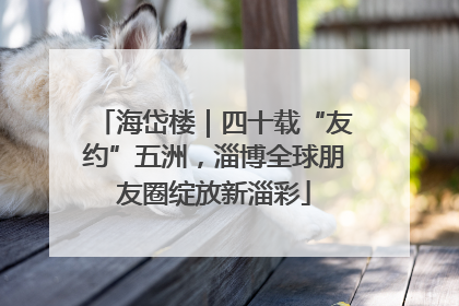 海岱楼｜四十载“友约”五洲，淄博全球朋友圈绽放新淄彩