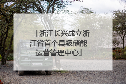 浙江长兴成立浙江省首个县级储能运营管理中心