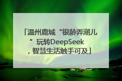 温州鹿城“银龄弄潮儿”玩转DeepSeek，智慧生活触手可及