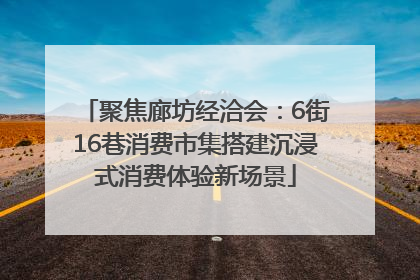 聚焦廊坊经洽会：6街16巷消费市集搭建沉浸式消费体验新场景