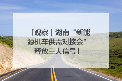 观察｜湖南“新能源机车供需对接会”释放三大信号