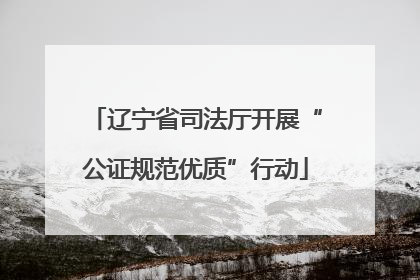 辽宁省司法厅开展“公证规范优质”行动