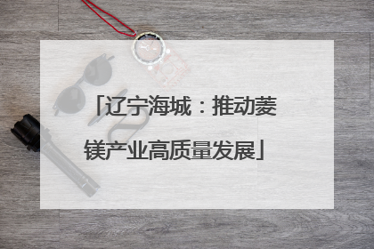 辽宁海城：推动菱镁产业高质量发展