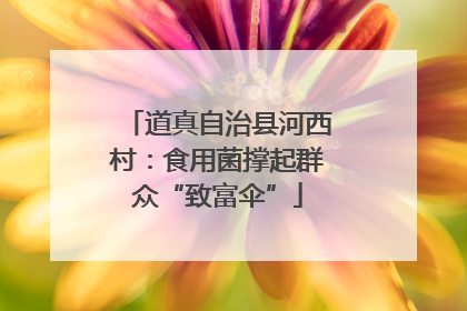 道真自治县河西村：食用菌撑起群众“致富伞”