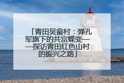青田吴畲村：弹孔军旗下的共富蝶变——探访青田红色山村的振兴之路